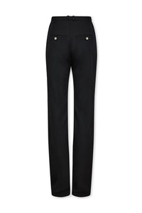 Pantalon chino en laine - Black
