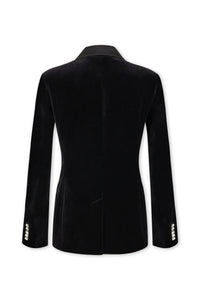 Veste blazer en velours - Black
