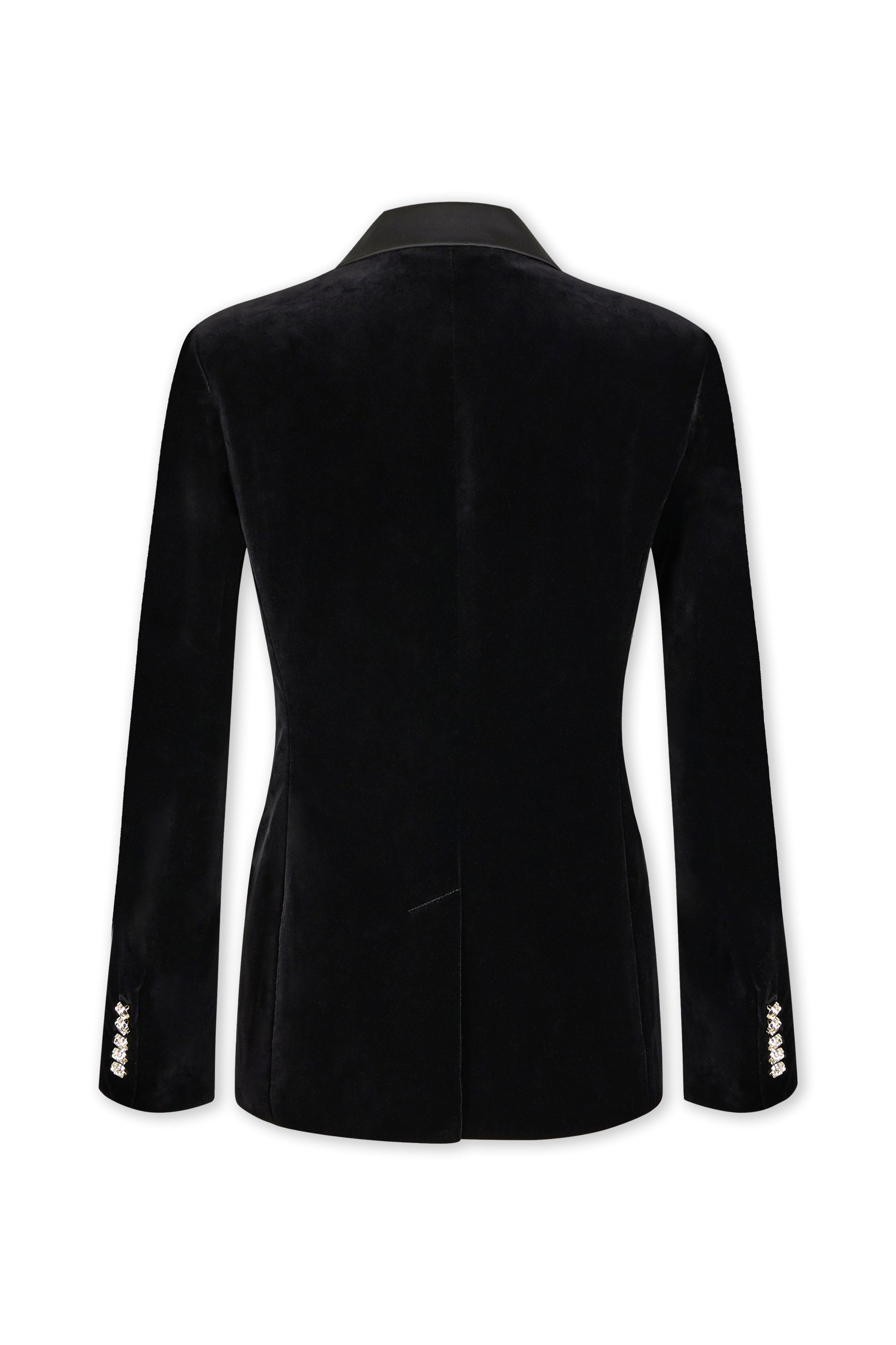 Veste blazer en velours - Black