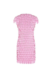 Robe étincelante à disques - Pink