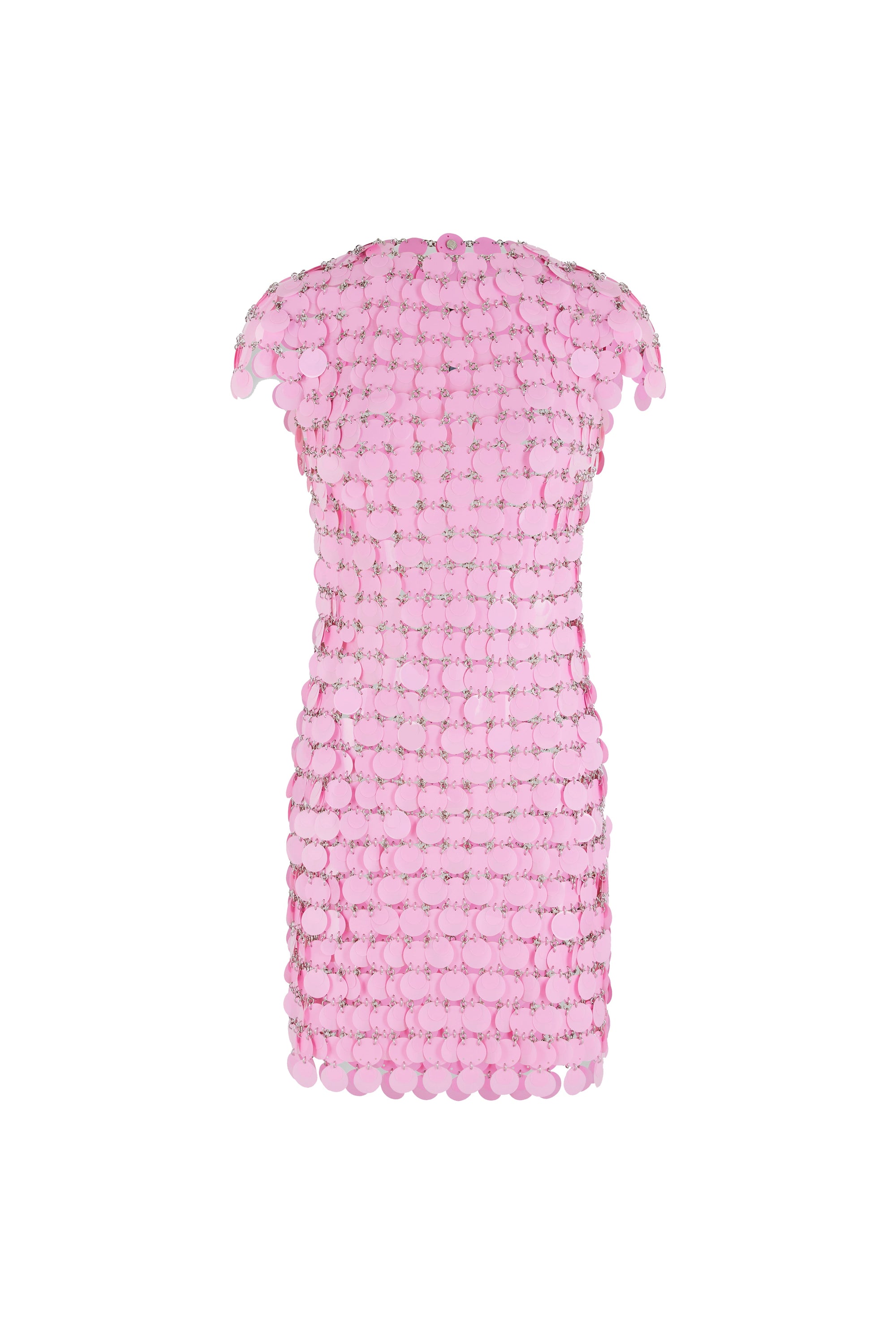Robe étincelante à disques - Pink