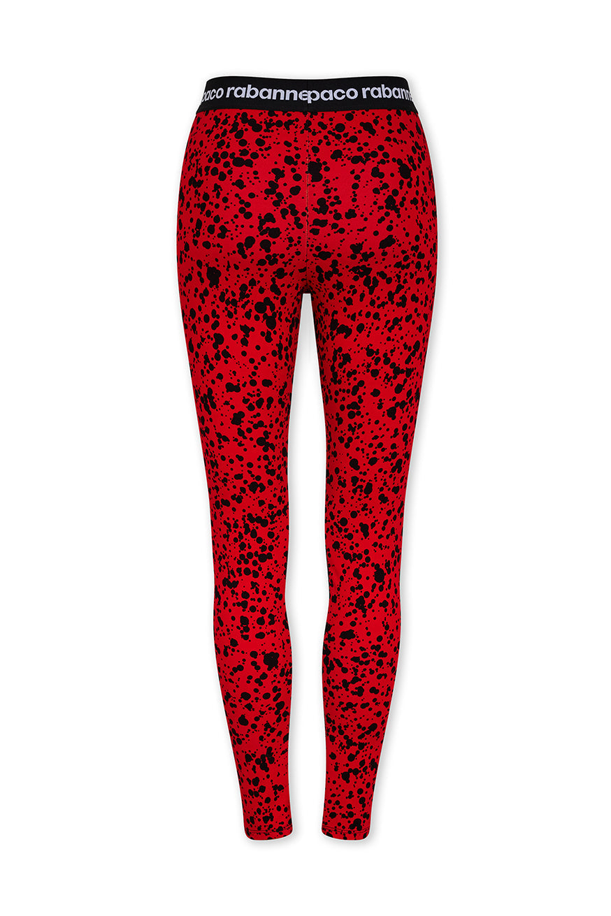 Legging imprimé à logo - Red Spots
