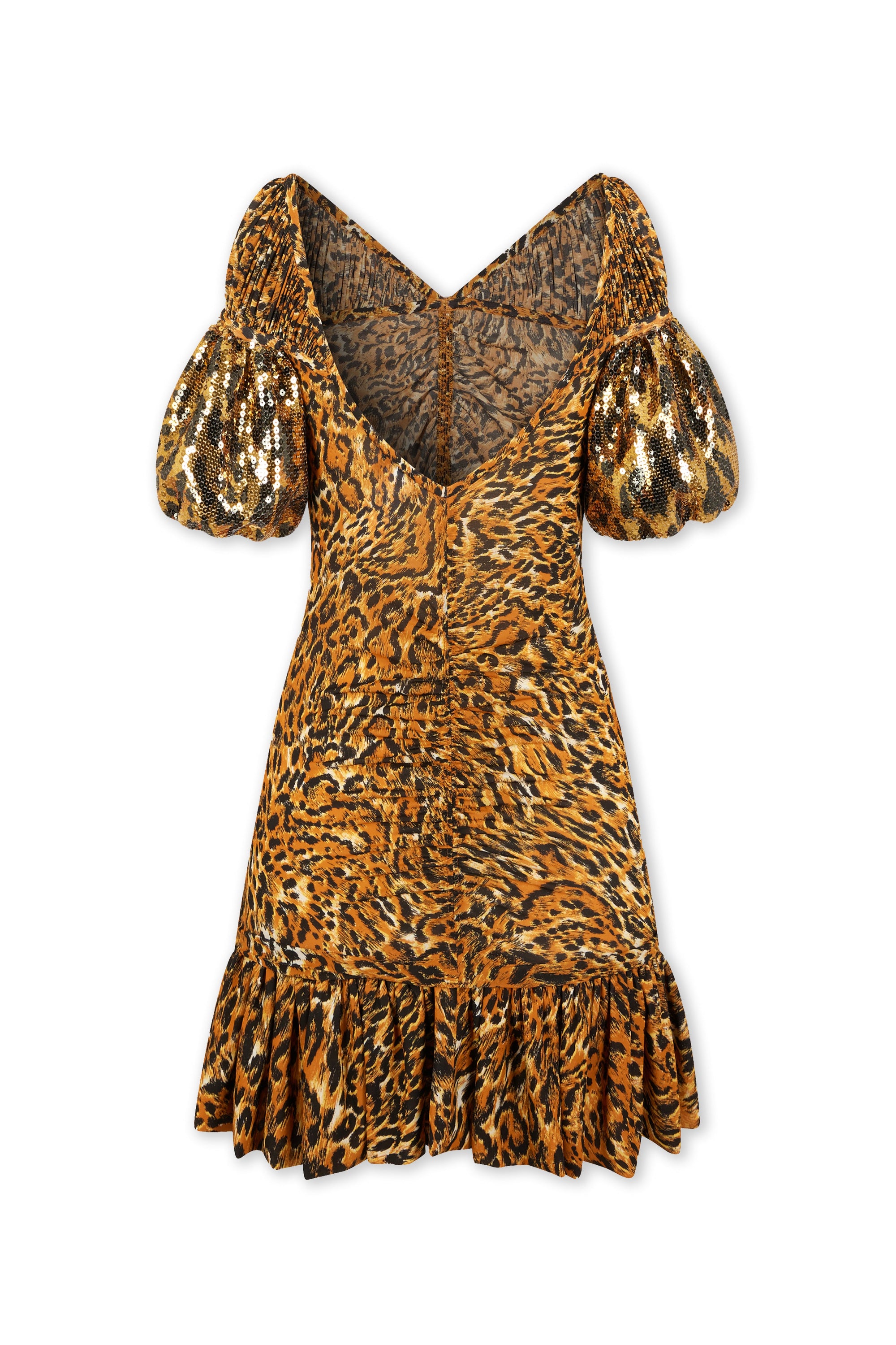 Robe courte à motif léopard - Leopard Ratti