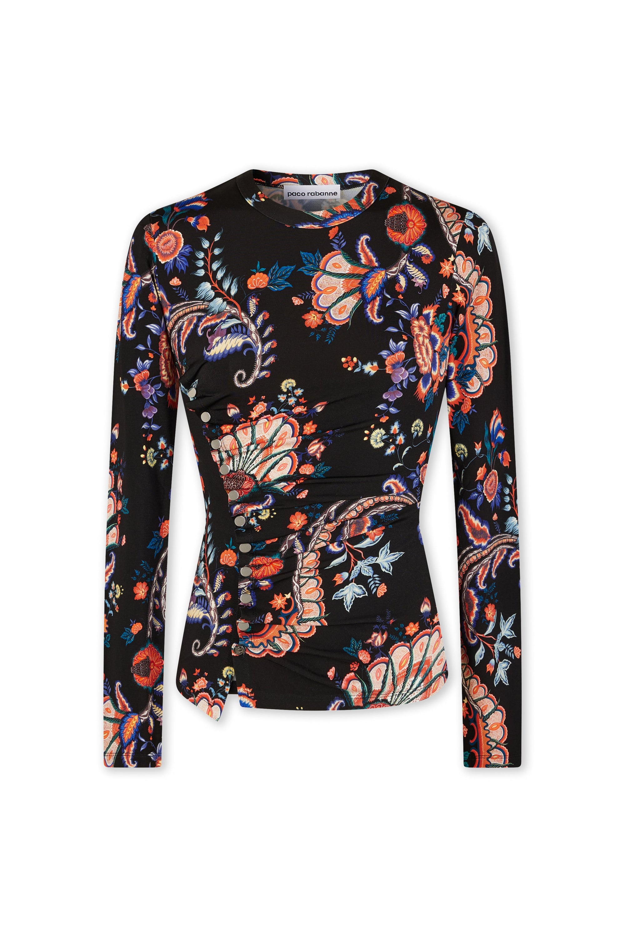 Top à imprimé fleurs - Black Paisley