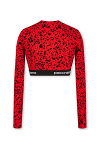 Top court Bodyline tacheté - Red Spots