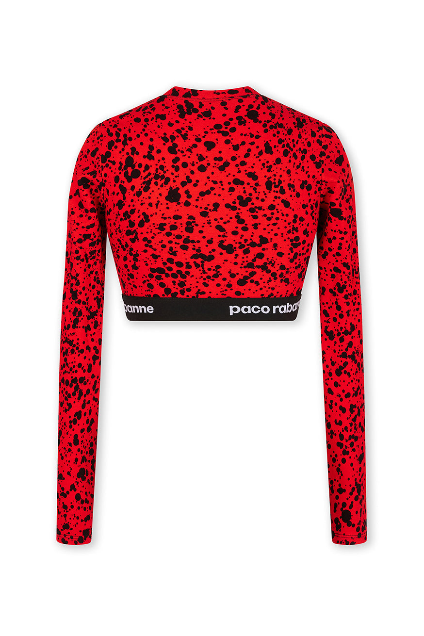 Top court Bodyline tacheté - Red Spots