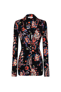 Veste à motif fleurs - Black Paisley