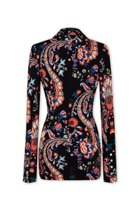 Veste à motif fleurs - Black Paisley