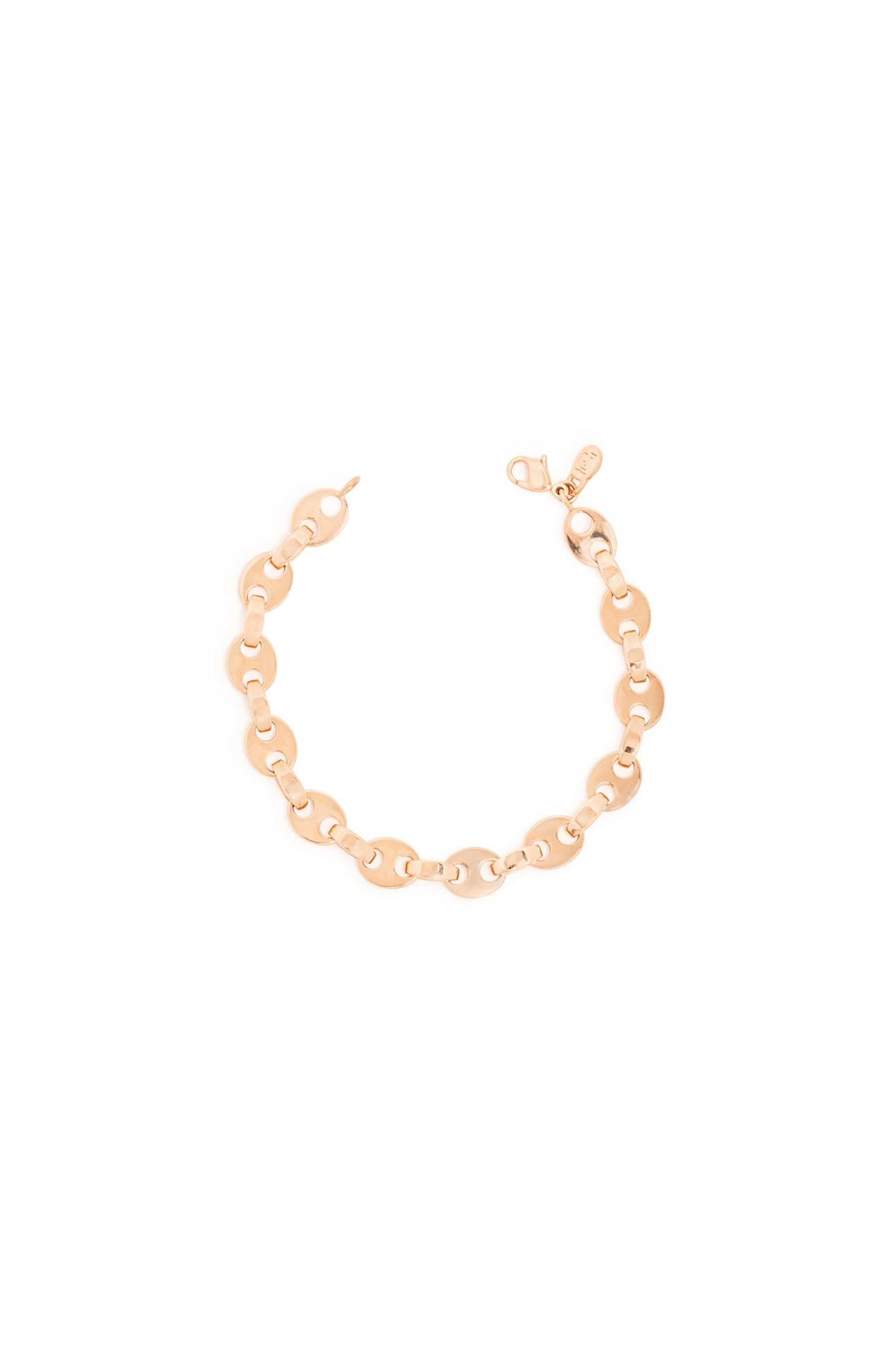 Bracelet à maille grain de café - Pink Gold