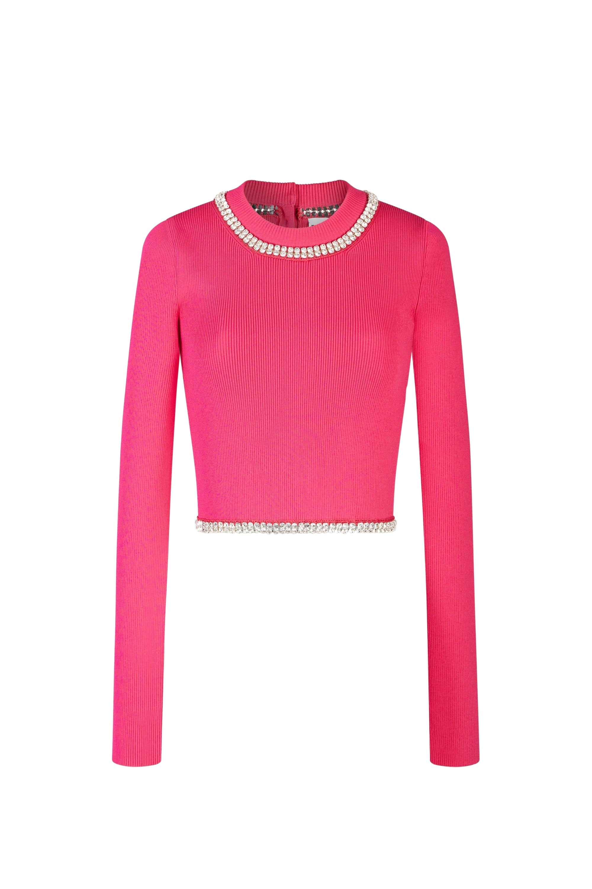 Top à manches longues et breloques - Pink