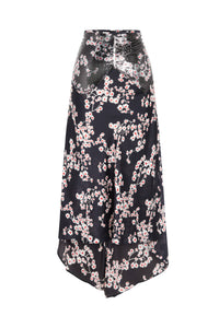 Jupe asymétrique pailletée - Black Sakura