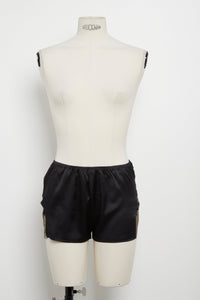 Boxer short Opéra en soie - Noir & Or