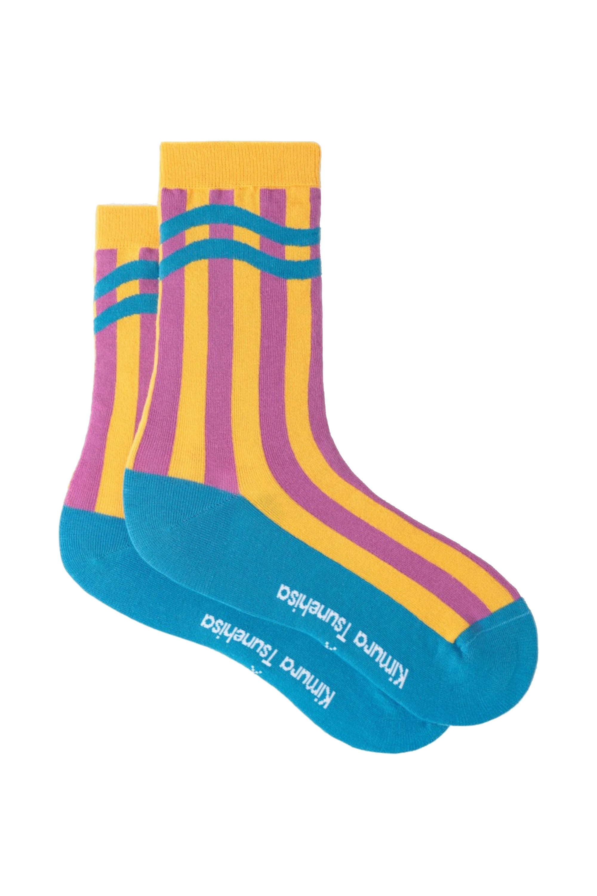 Chaussettes Tsunehisa Kimura bicolores - Exhibition