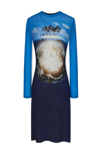 Robe longue à motif terre - Instant World