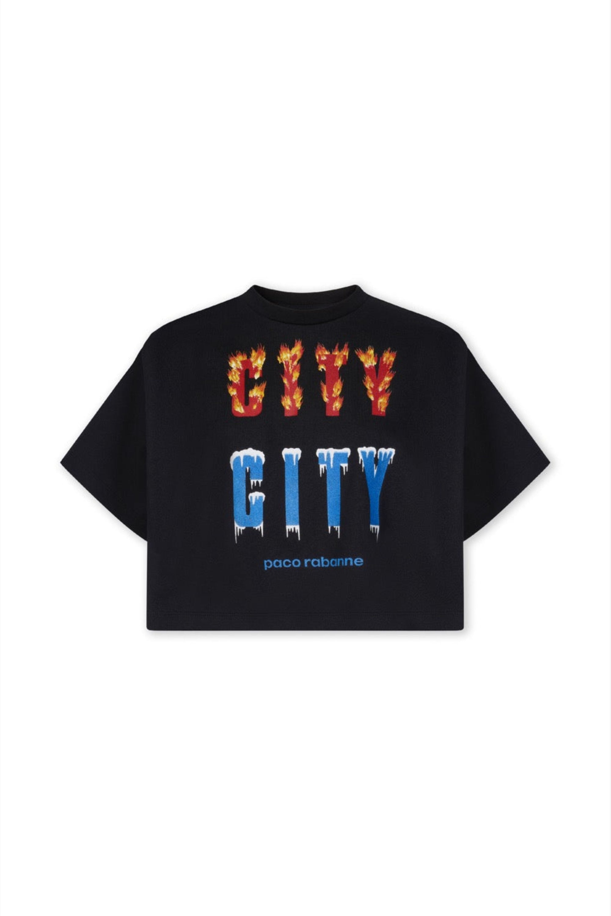 T-shirt court City - Black