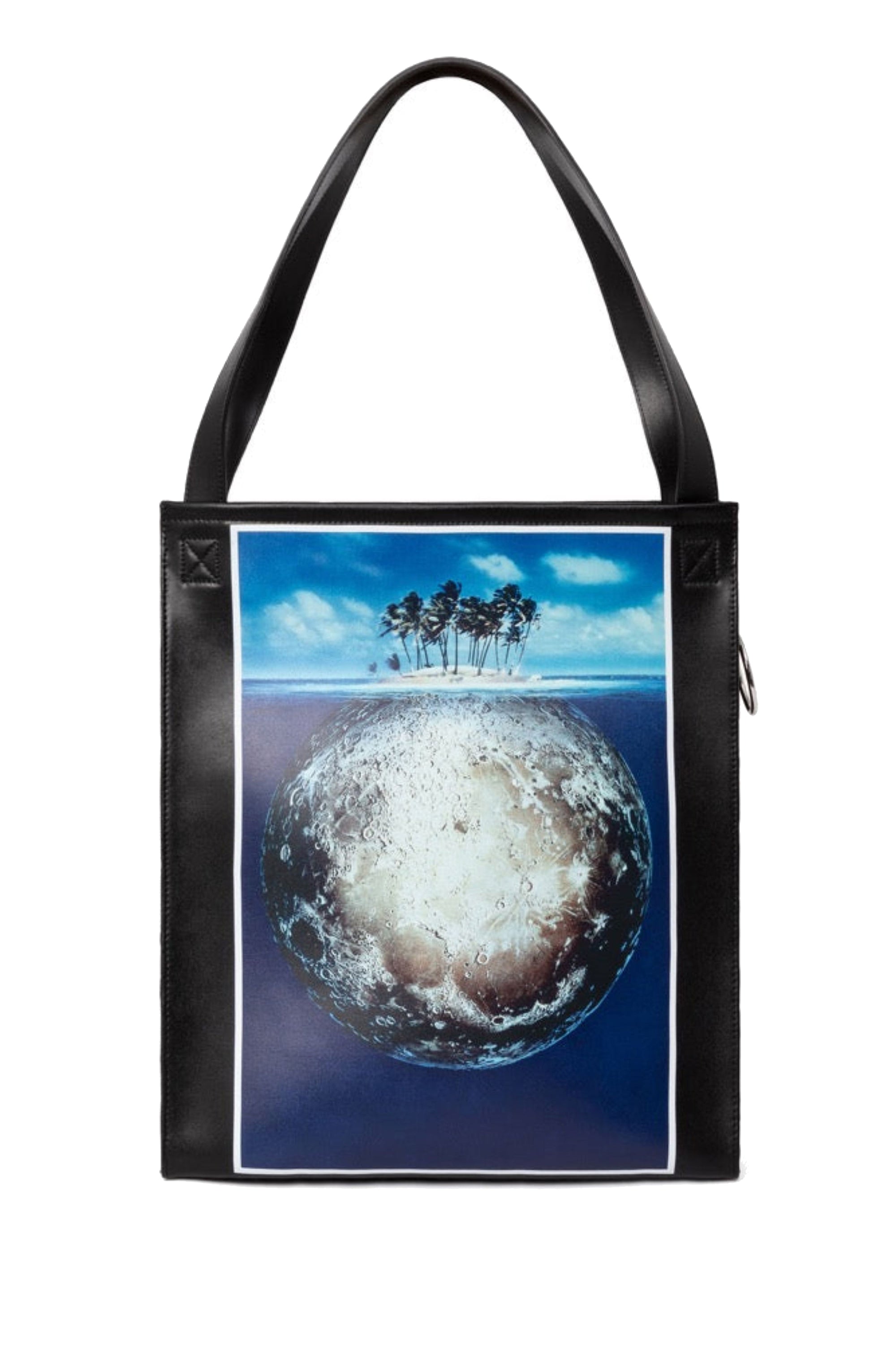 Sac à motif terre en cuir - Instant World