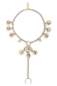 Collier à breloques pendantes - Silver & Gold (TEST)