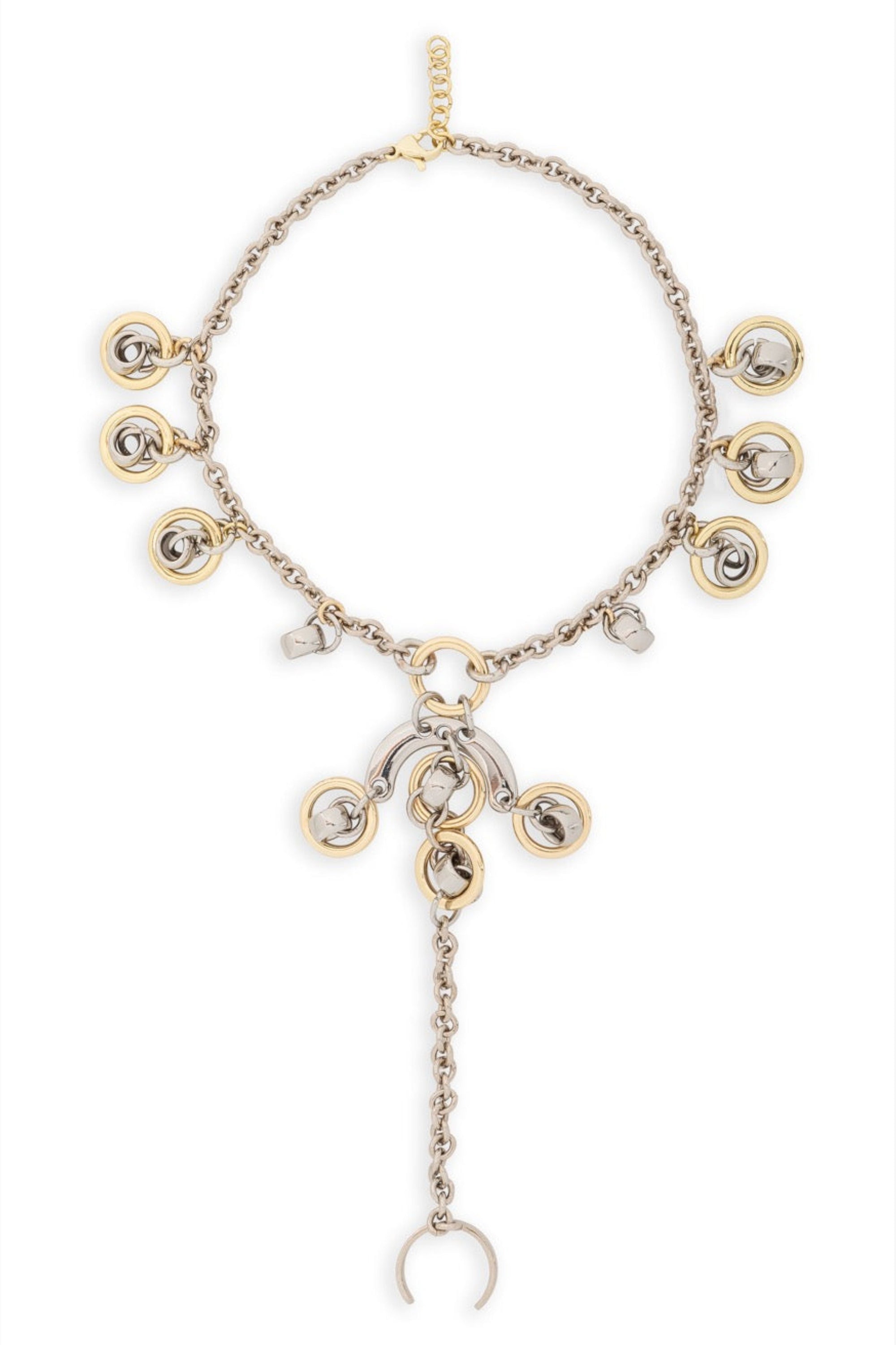 Collier à breloques pendantes - Silver & Gold (TEST)