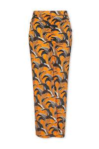 Jupe longue portefeuille - Pastel Orange Lily Flower
