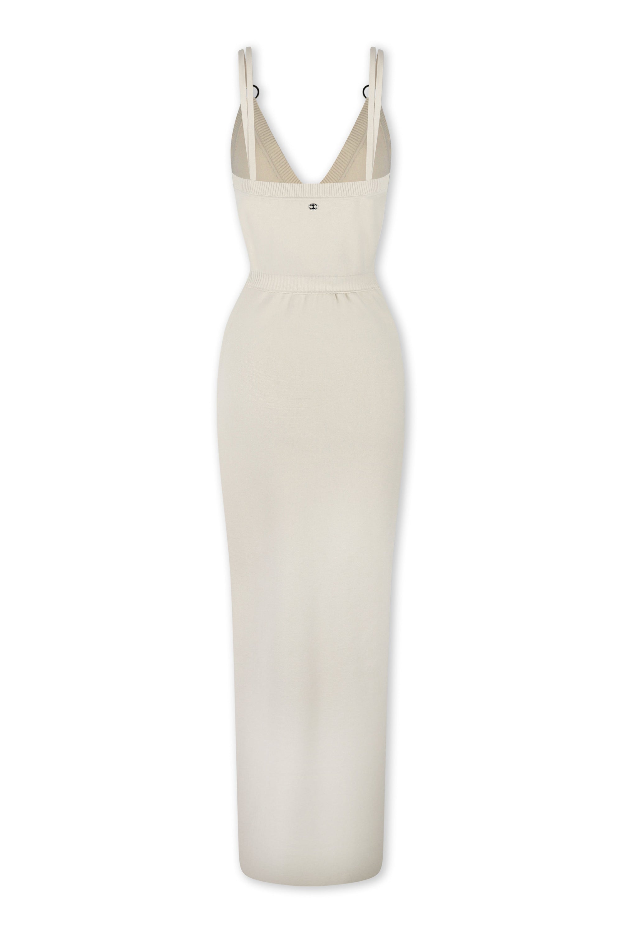 Robe longue et ajourée anneaux - Light Beige
