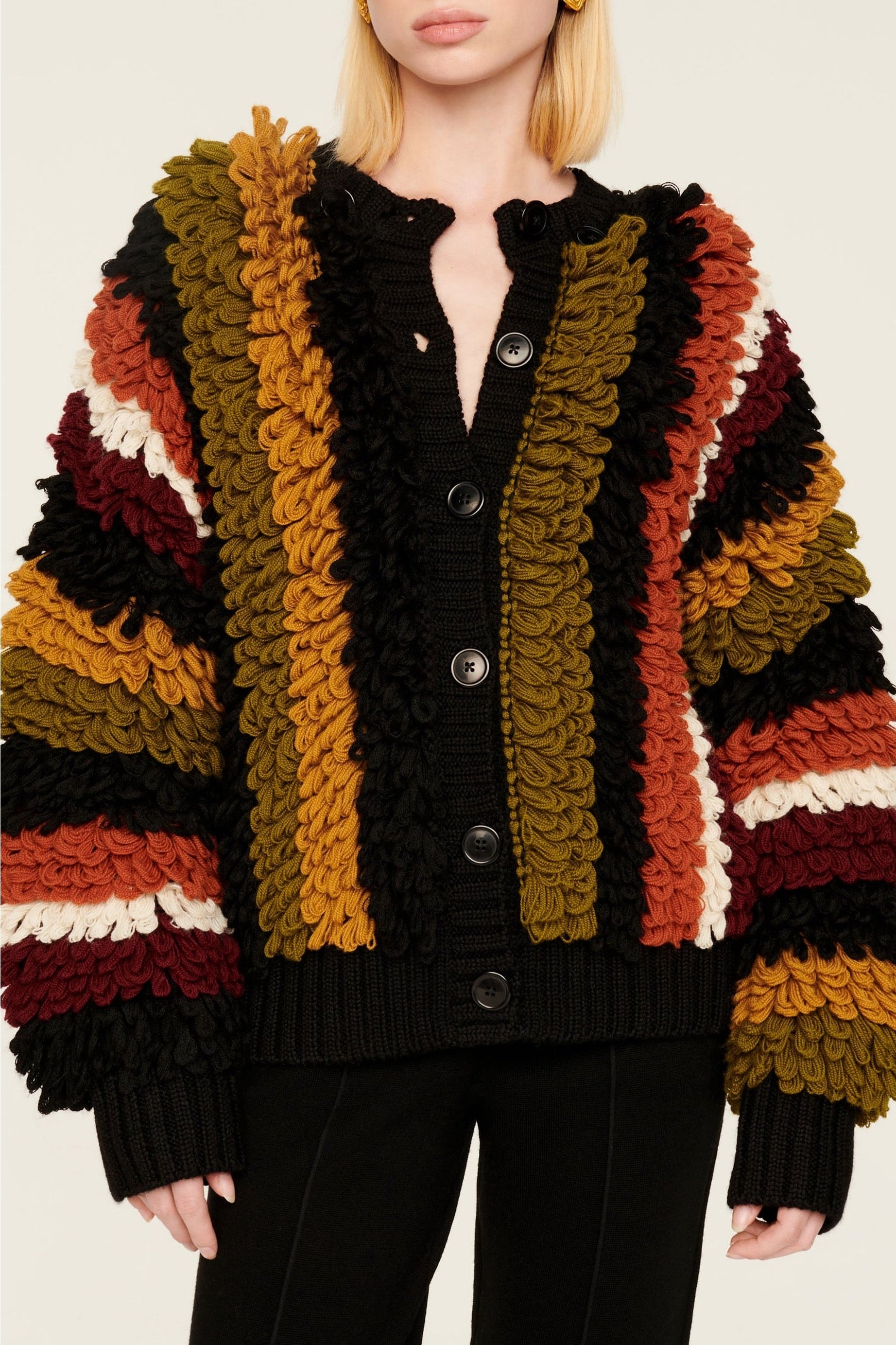 Blouson en laine - Multicolor