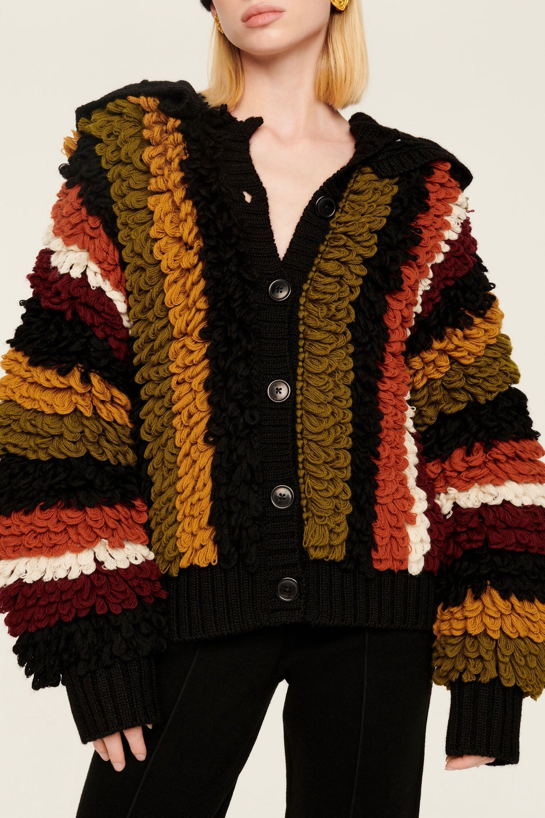 Blouson en laine - Multicolor