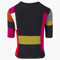 Pull court en alpaga - Multicolor