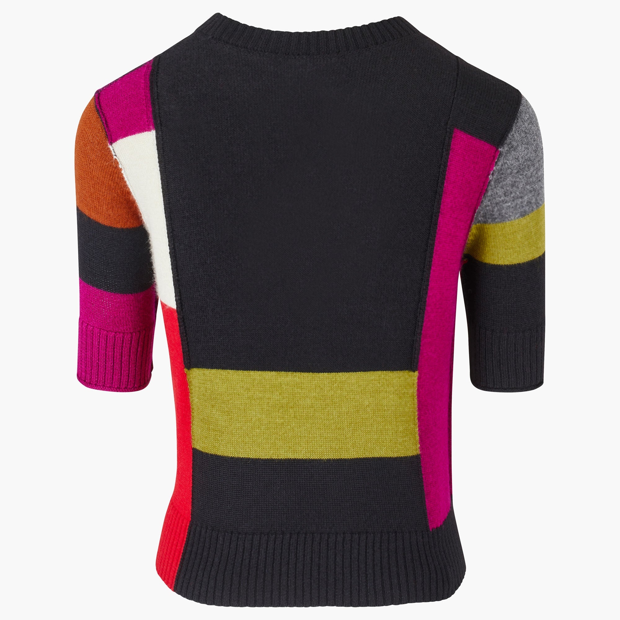 Pull court en alpaga - Multicolor
