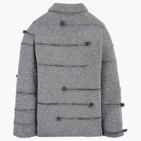 Veste Intarsia en cachemire - Écru