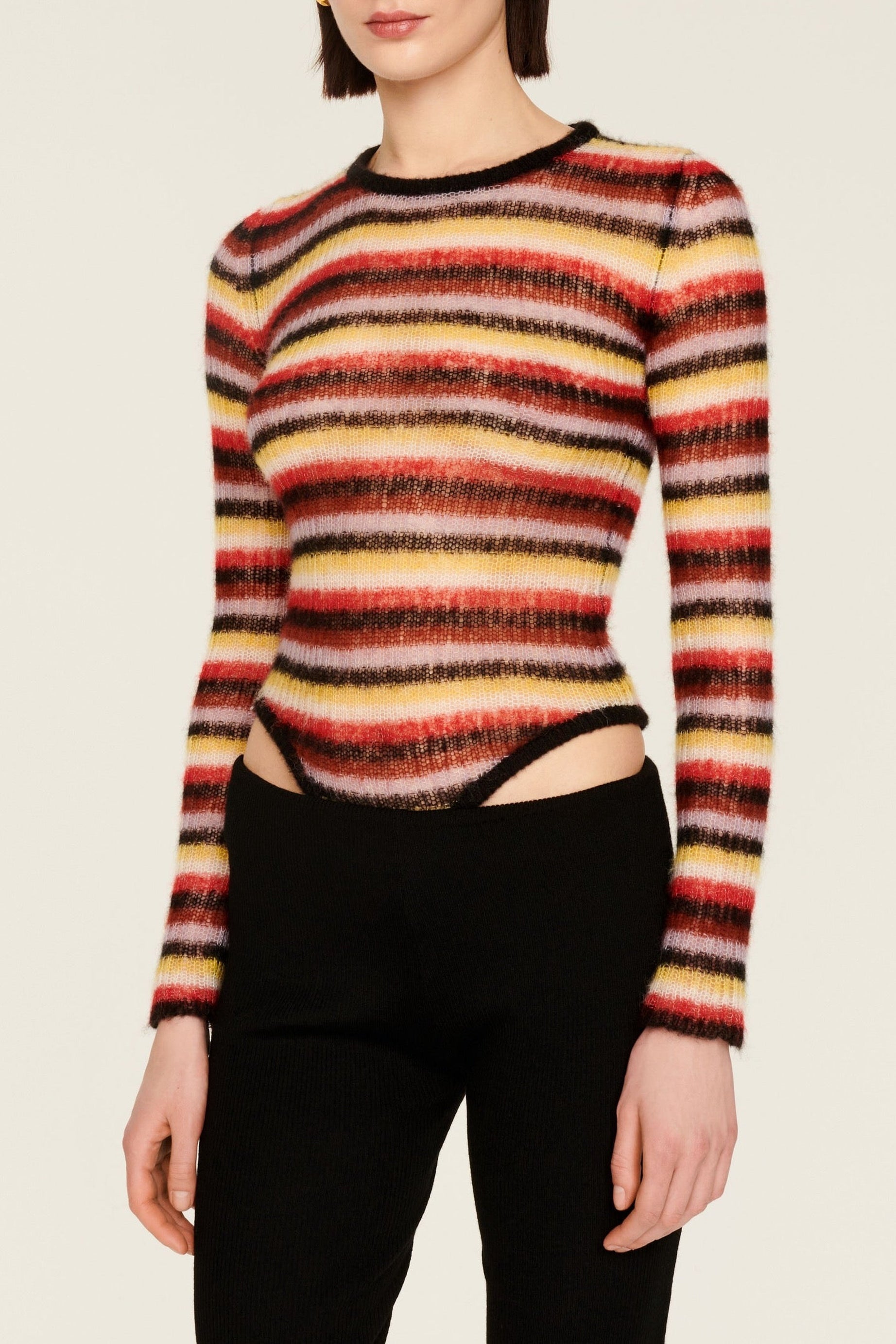 Body molletonné en alpaga - Multicolor
