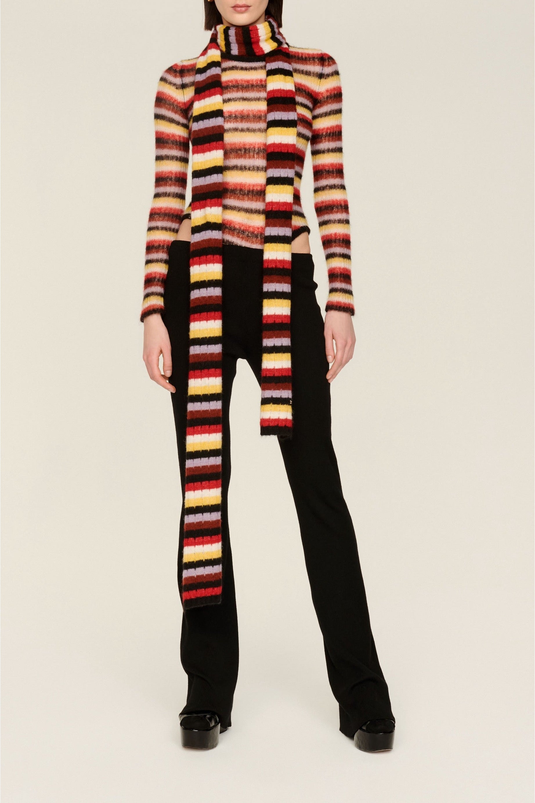 Body molletonné en alpaga - Multicolor