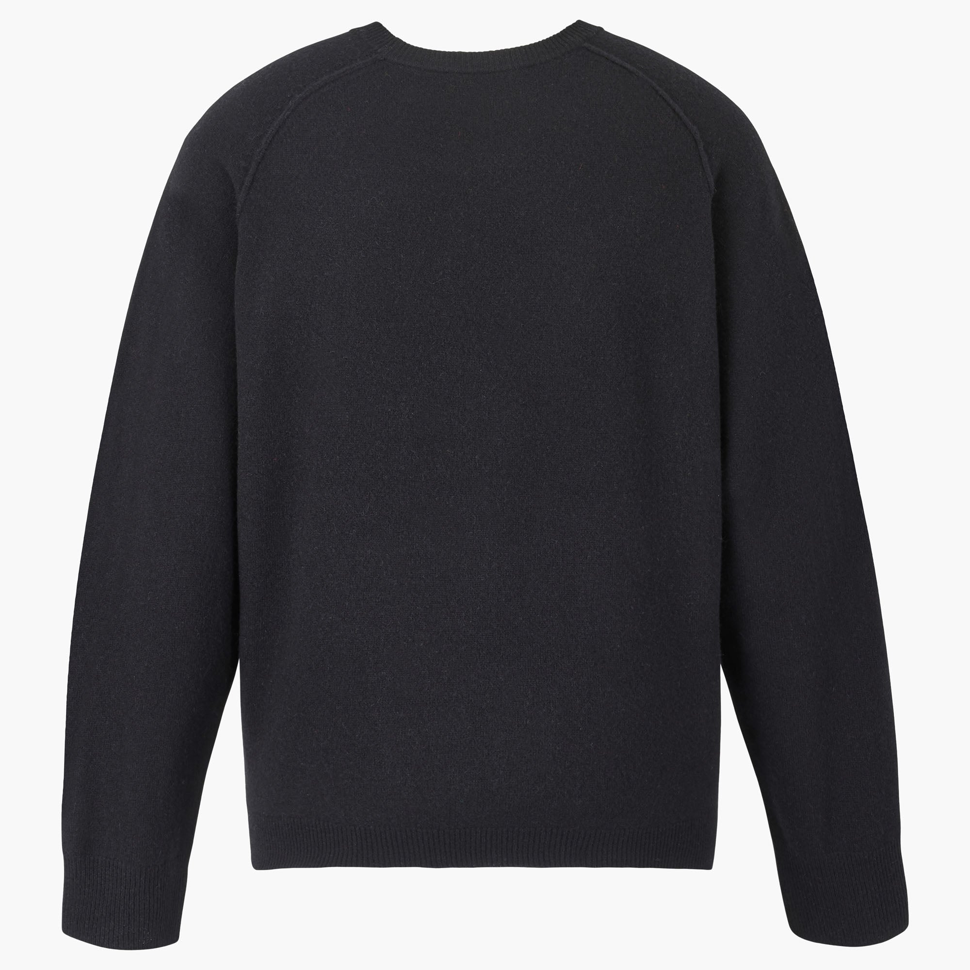 Pull à fleurs en relief - Noir