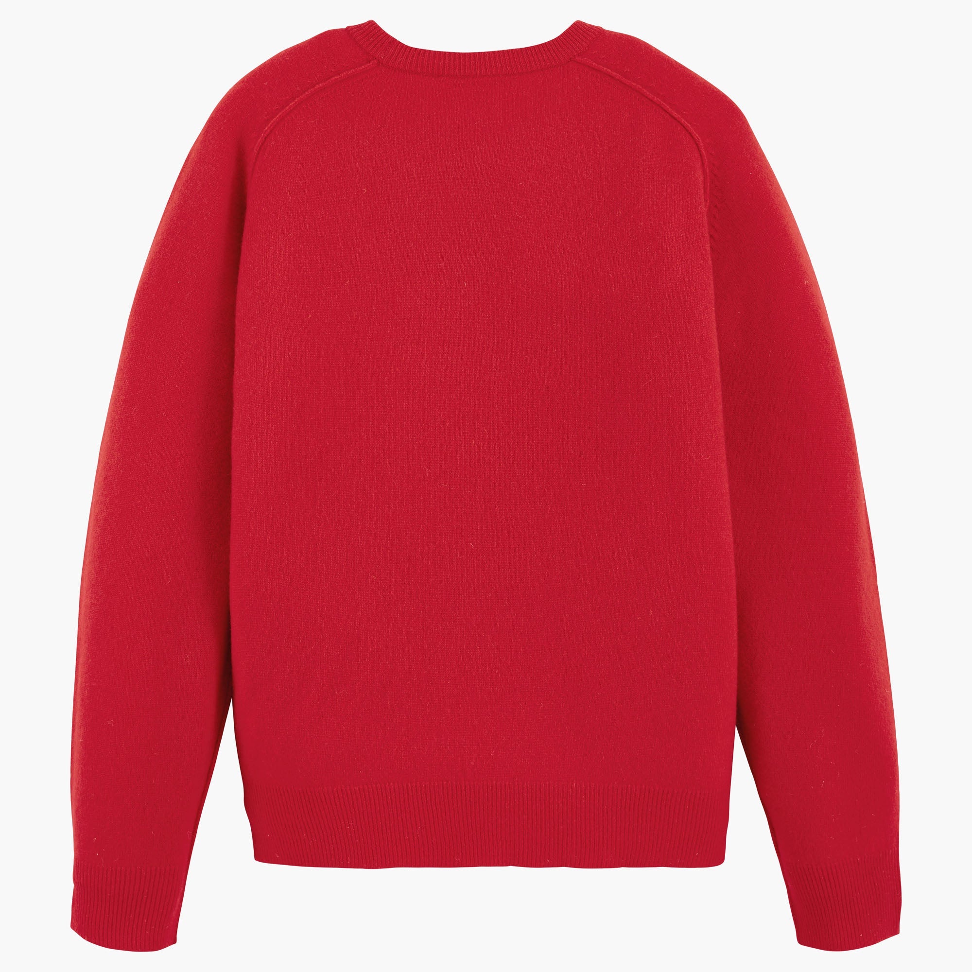 Pull à fleurs en relief - Rouge