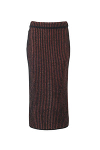 Jupe longue - Noir & Bronze