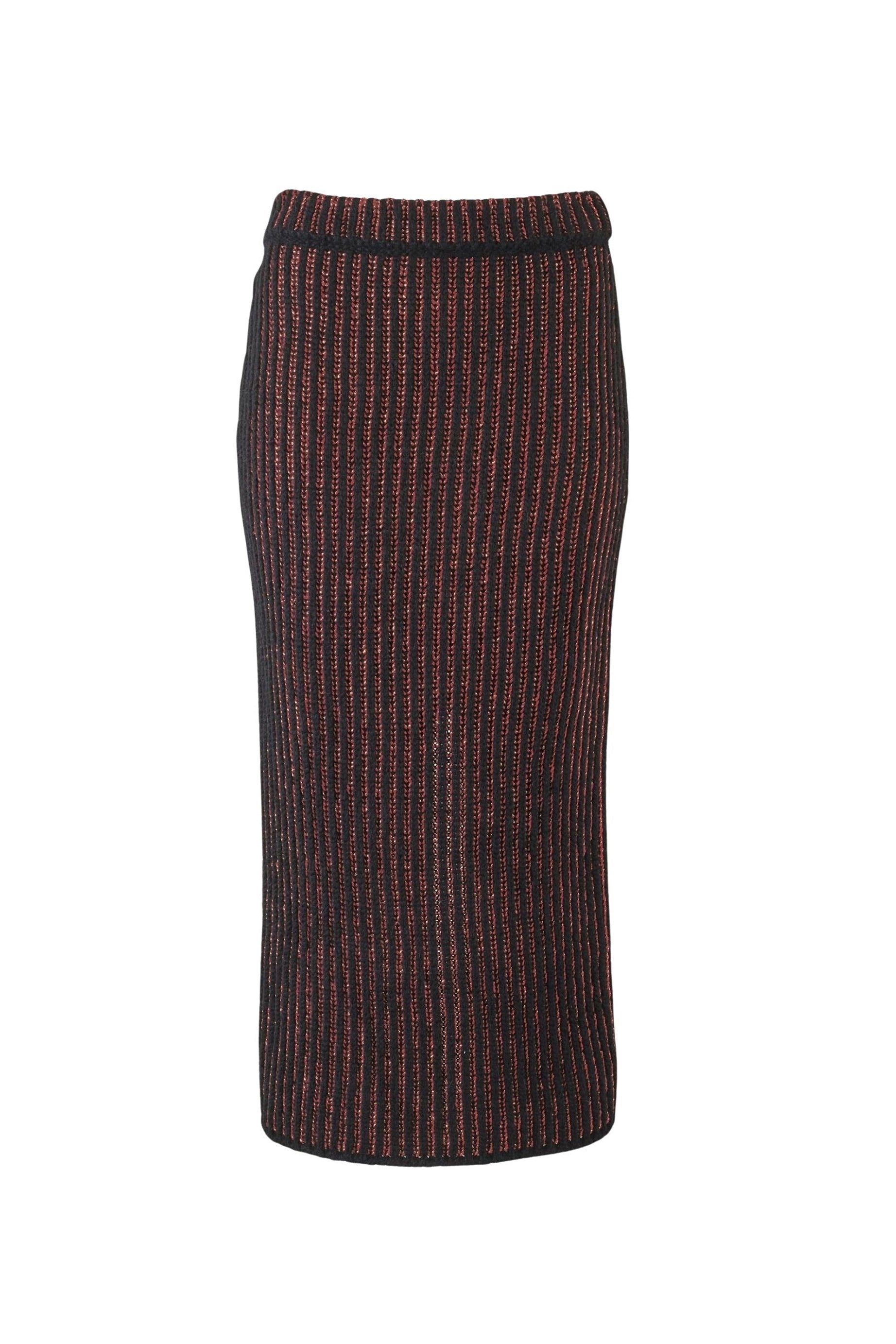 Jupe longue - Noir & Bronze