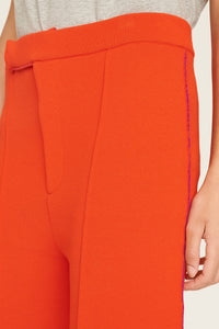 Pantalon coupe droite - Orange