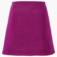 Mini-jupe Milano à échancrure centrale - Fuchsia