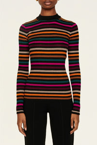 Pull chaussette en laine - Multicolor Fuchsia