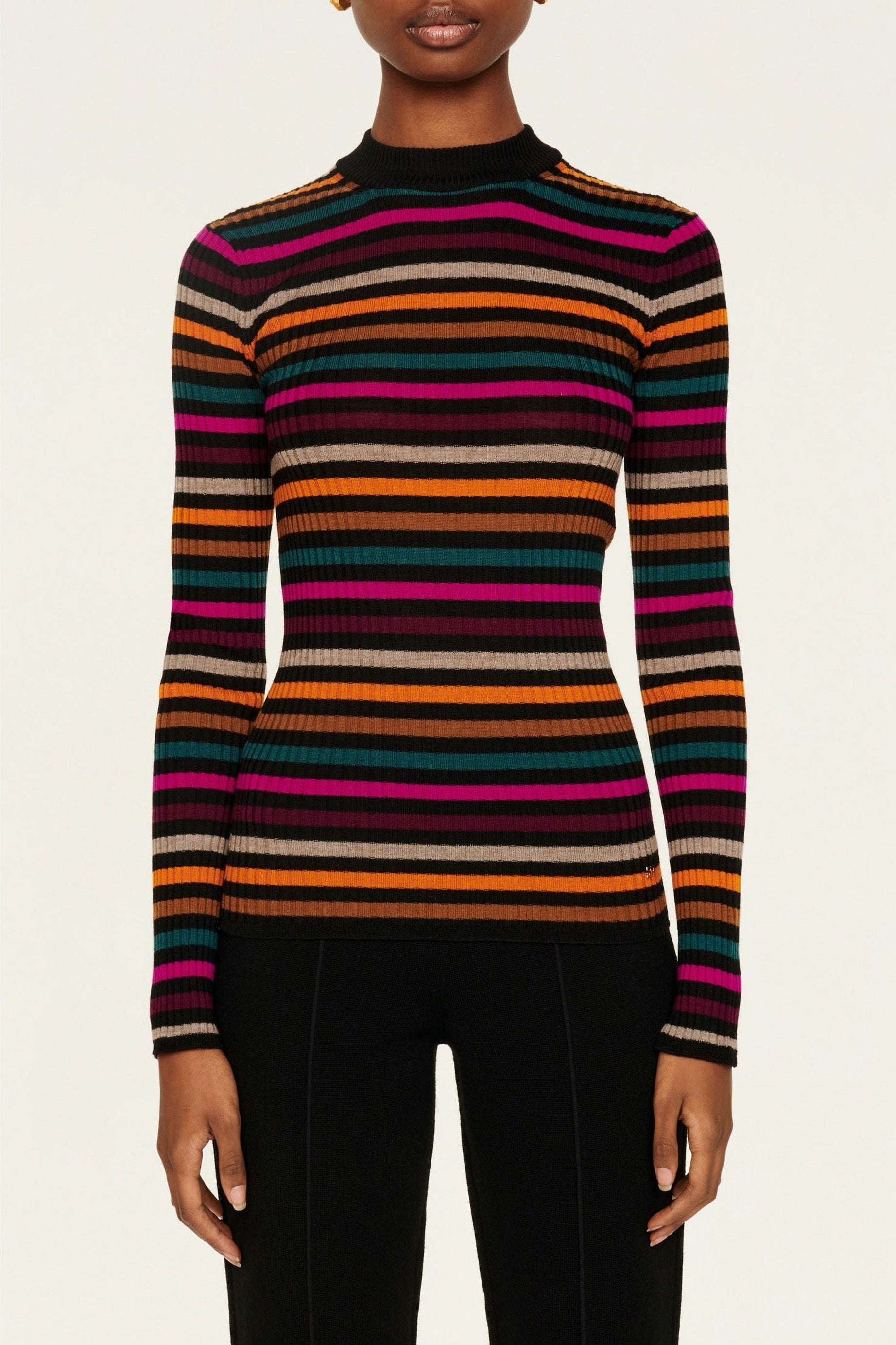 Pull chaussette en laine - Multicolor Fuchsia