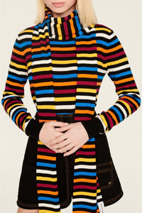 Pull à rayures en laine - Multicolor