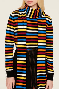 Pull à rayures en laine - Multicolor