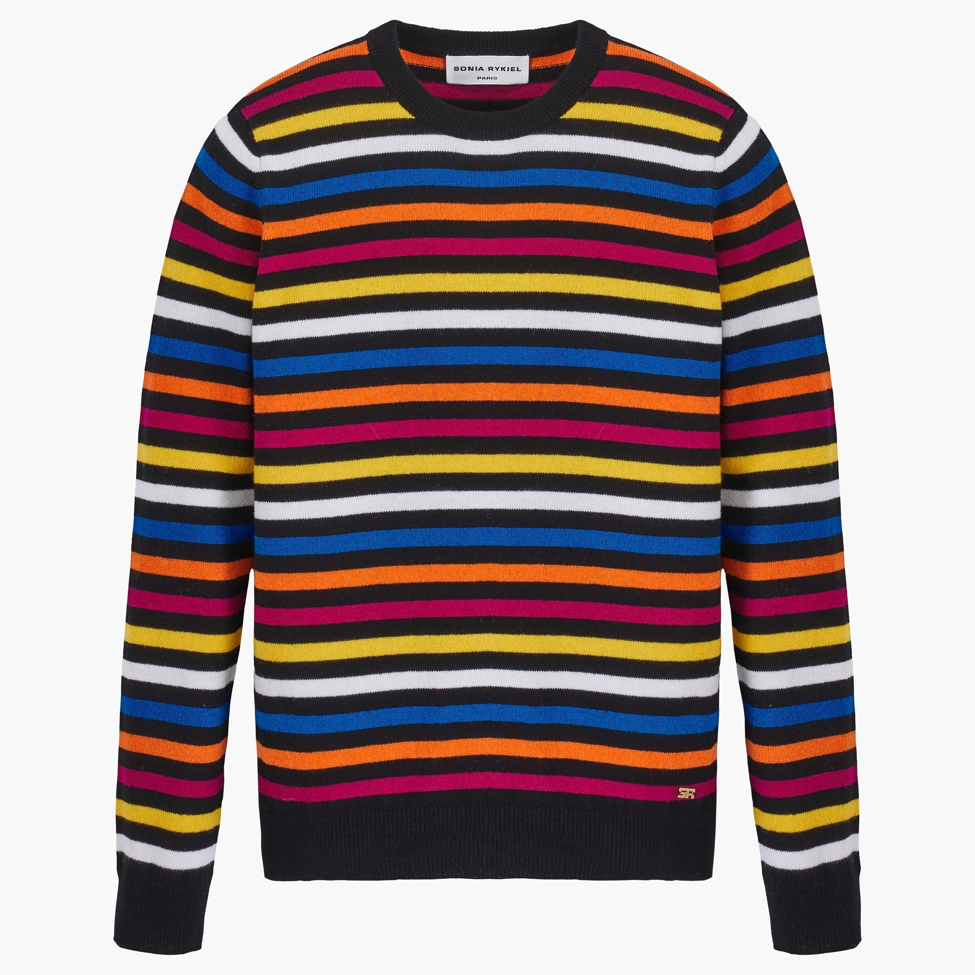 Pull à rayures en laine - Multicolor