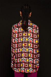Chemise à motifs trèfles - Multicolor