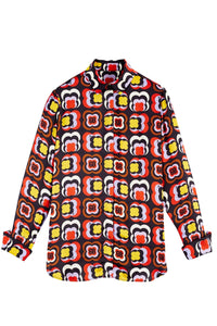 Chemise à motifs trèfles - Multicolor