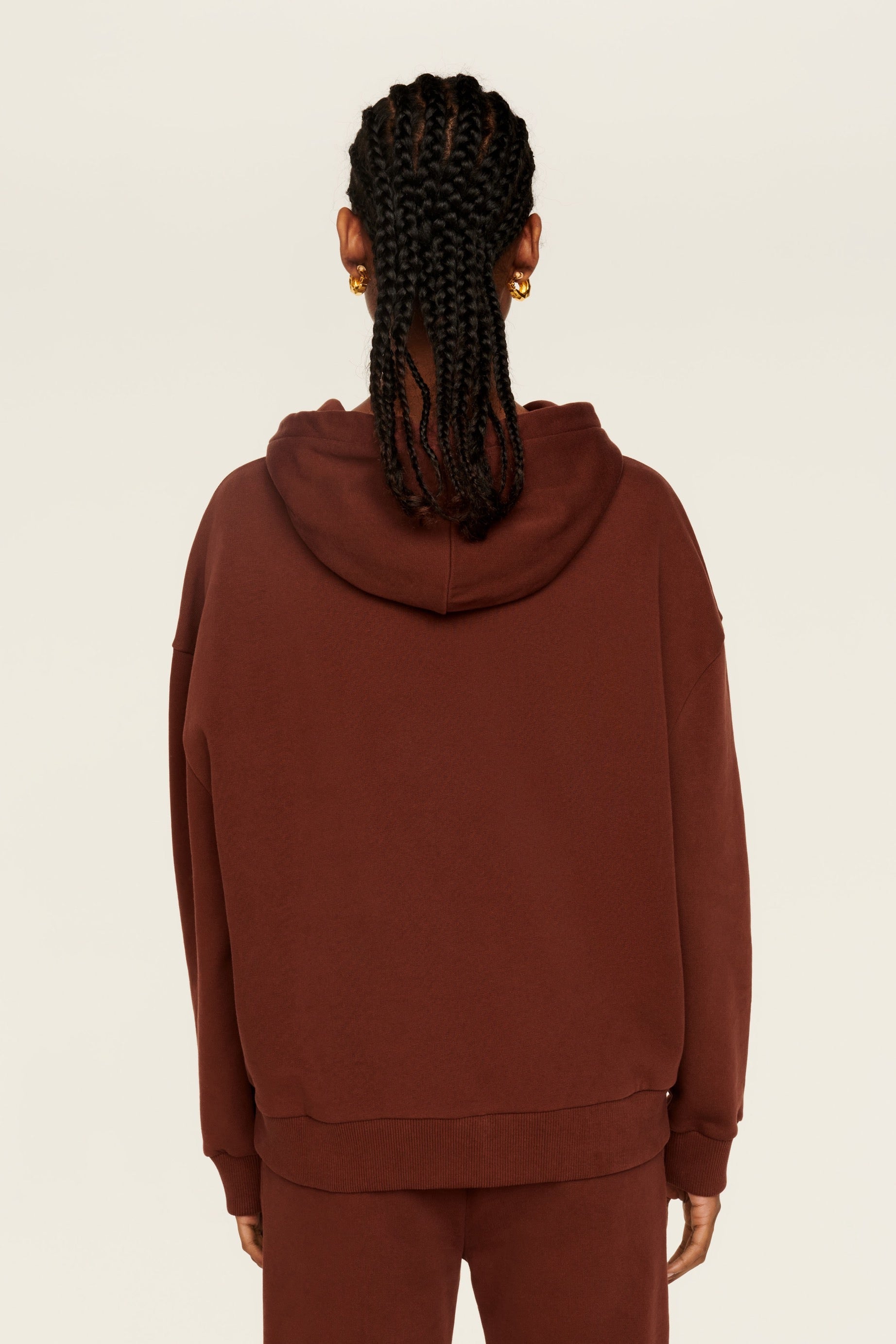 Hoodie à capuche intégrée - Chocolat