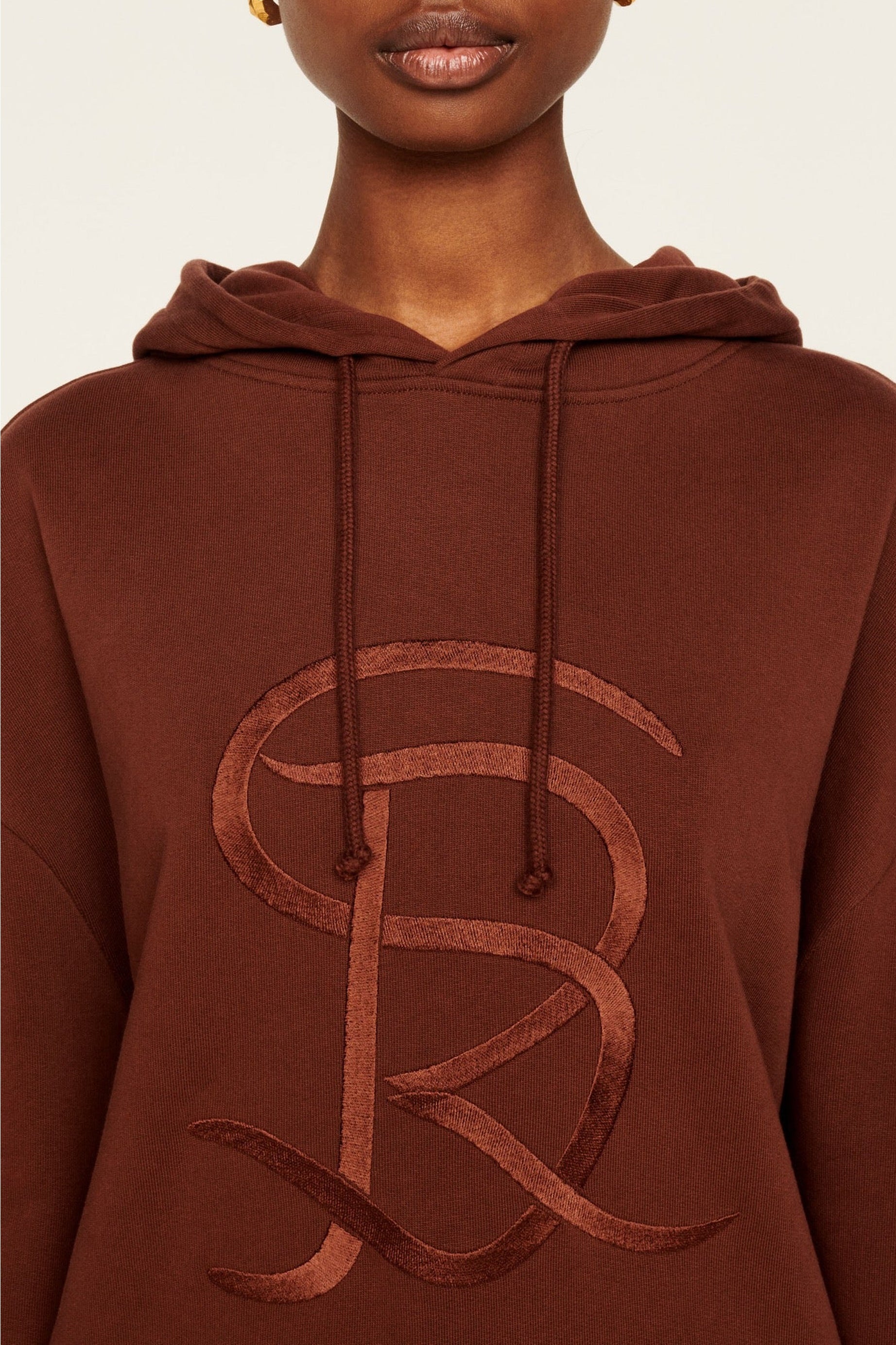 Hoodie à capuche intégrée - Chocolat