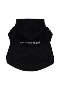 Hoodie à boutons pour chien - Noir