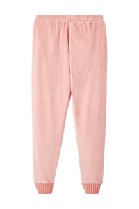 Jogging effet peau de pêche - Rose