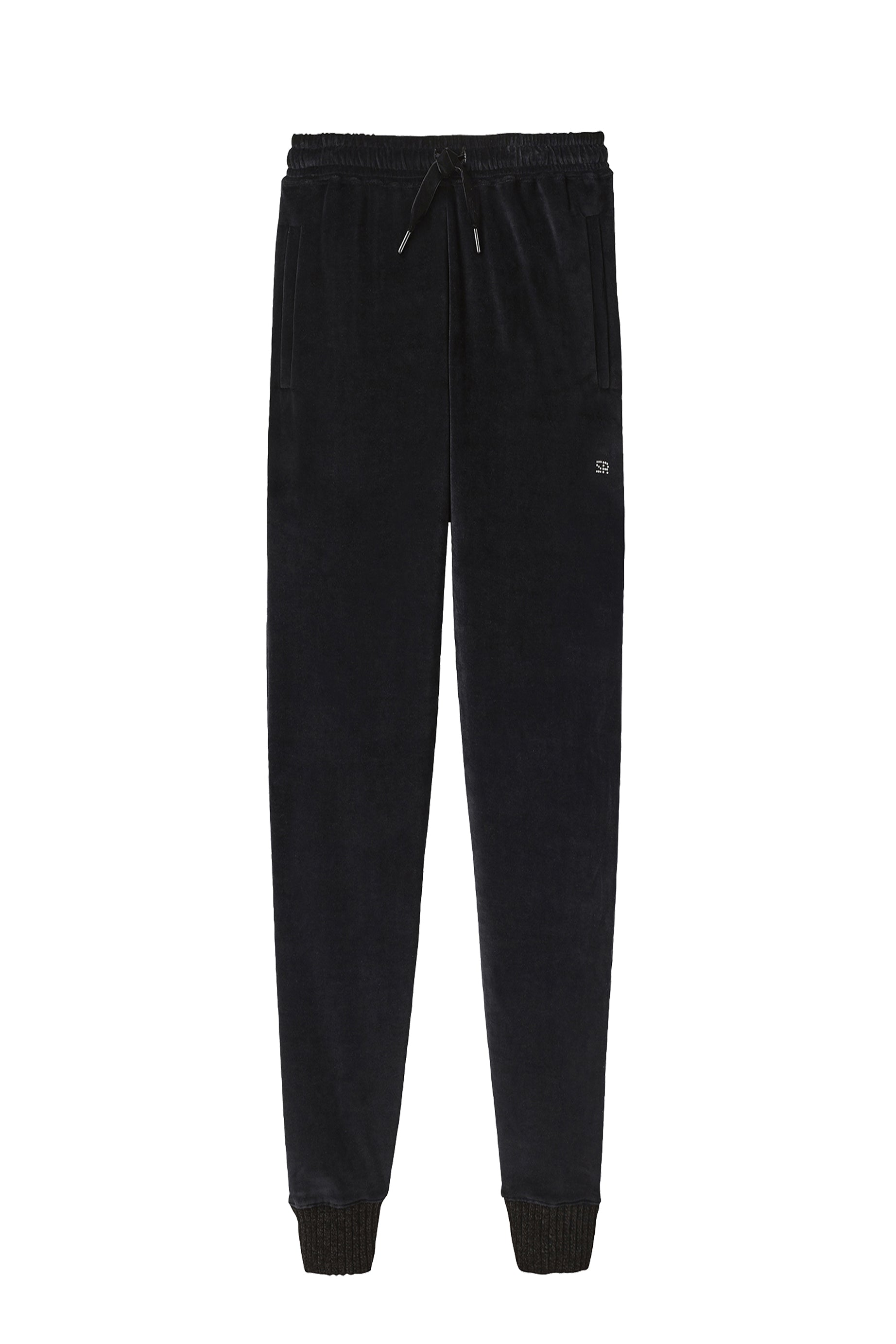 Jogging effet peau de pêche - Noir
