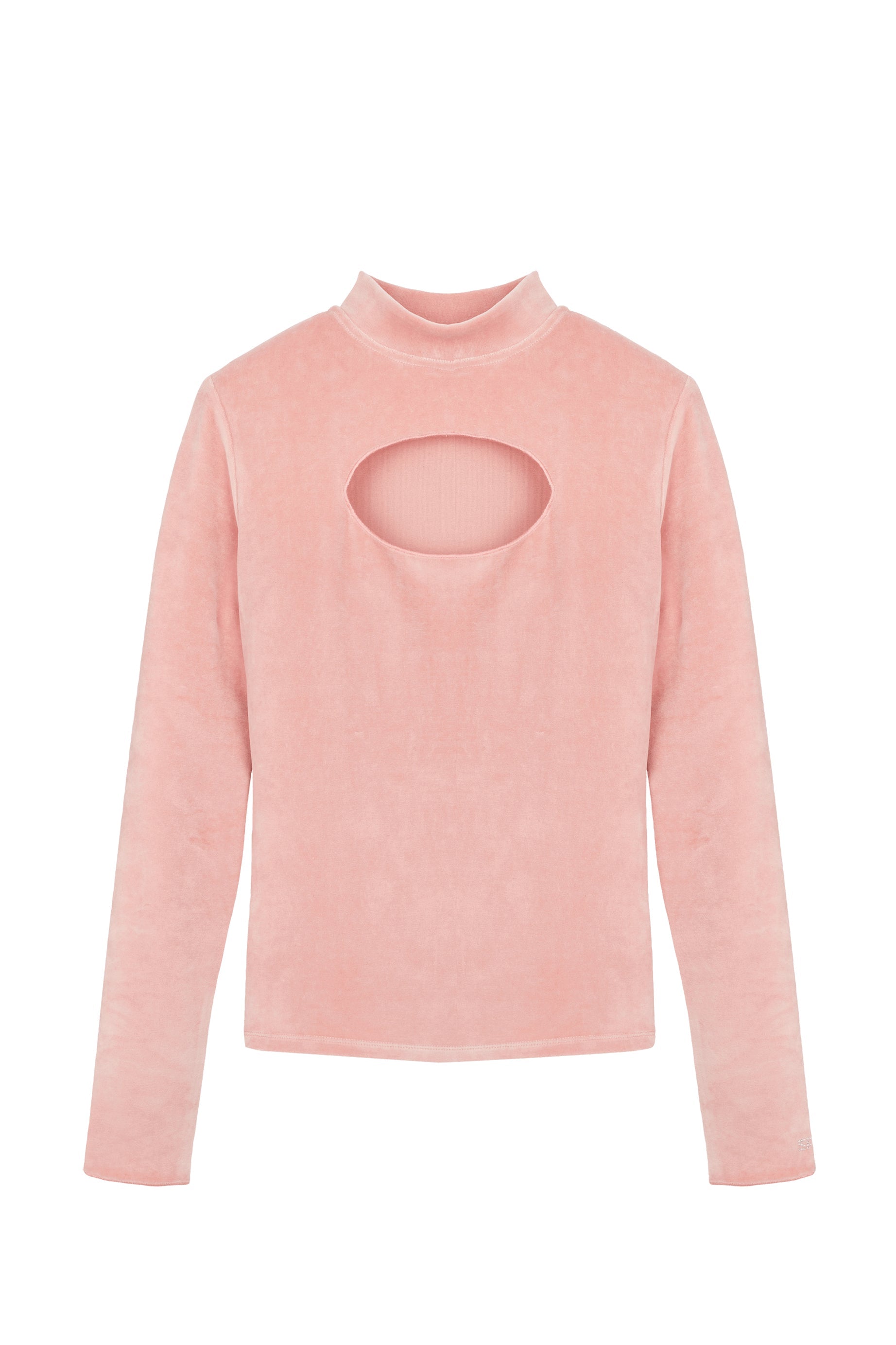 Top Goutte effet peau de pêche - Rose